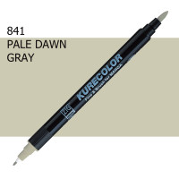 Двосторонній маркер Бледний сірий світанок (Pale Dawn Gray) KURETAKE Kurecolor Fine&Brush, №841