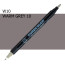 Двухсторонний маркер Теплый серый 10 (Warm Gray 10) KURETAKE Kurecolor Fine Brush, №w10