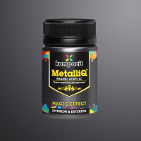Емаль акрилова METALLIQ, Платина (Platinum), 70 г