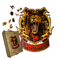 Пазл деревянный Гриффиндор, A3, Картонная коробка