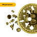 Пазл дерев'яний Біткоїн Bitcoin, A2, Картонна коробка