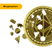 Пазл деревянный Этериум Ethereum, А4, Деревянная коробка