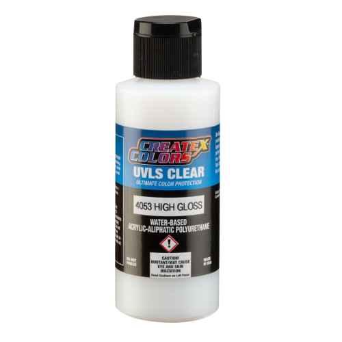 Лак ультра-глянцевий із захистом від вигоряння Createx 4053 UVLS High GLoss Clear, 120 мл