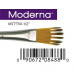 Кисть синтетика филберт Moderna 77, 1-2 -12,7 mm- M77TW-1-2