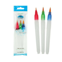 Набор кистей с резервуаром для воды Aqua-Flo, 3 шт