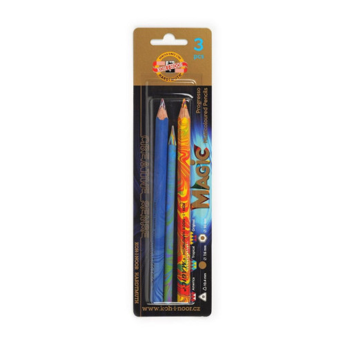 Кольорові олівці Koh-i-Noor Magic, 3 штуки у блістері