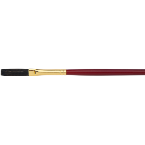 Кисть плоская удлиненная белка для акварели №1/4 NocturnaPRO, Royal Langnickel