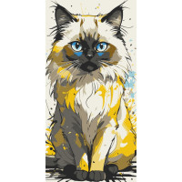 Картина по номерам Хороший котик 11560-AC, 40х80 см