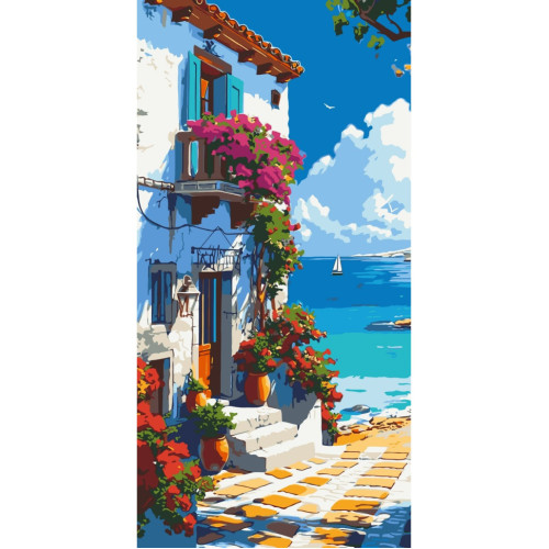 Картина за номерами Шлях до моря 11042-AC, 40х80 см