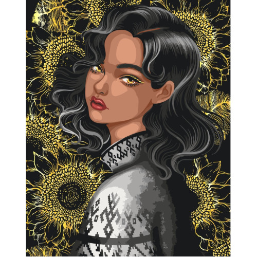 Картина по номерам Бесподобная 10134-AC, 40х50 см Polina Skurykhina ©pollypop92