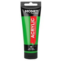 Акрилова фарба Monet 75мл (80) Зелена світла (7507180)