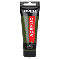 Краска акриловая Monet 75мл (83) Зеленая хаки (7506983)