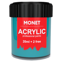 Краска акриловая Monet 22 мл (66) Бирюзовая (2051266)