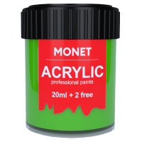 Краска акриловая Monet 22 мл (81) Зеленая сочная (2007881)