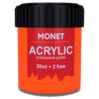 Акрилова фарба Monet 22 мл (F3) Помаранчева флуоресцентна (20147F3)