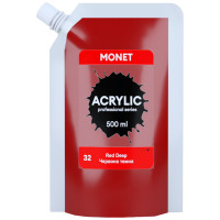 Акрилова фарба Monet 500 мл (32) Червона темна (500032)