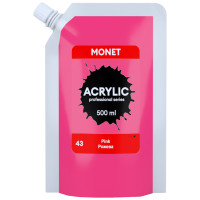 Краска акриловая Monet 500 мл (43) Розовая (500043)