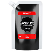 Краска акриловая Monet 500 мл (99) Черная (500099)