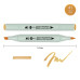 Маркер спиртовий Оливковий SANTI Brush, №41 Olive