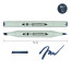 Маркер спиртовий Синьо-сірий 7 SANTI Brush №BG7 Blue Gray 7