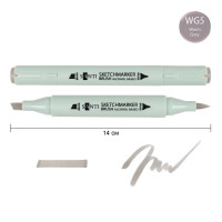 Маркер спиртовий Теплий сірий 5 SANTI Brush №WG5 Warm Gray 5