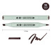 Маркер спиртовой Каштановый коричневый SANTI Brush, №98 Chestnut Brown