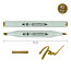 Маркер спиртовий Бронзово-зелений SANTI Brush, №42 Bronze Green