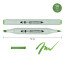 Маркер спиртовий Насичено-зелений SANTI Brush, №56 Rich Green