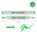 Маркер спиртовий Смарагдово-зелений SANTI Brush, №55 Emerald Green