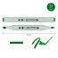 Маркер спиртовий Глибокий зелений SANTI Brush, №52 Deep Green