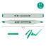 Маркер спиртовий Нефритовий зелений SANTI Brush, №61 Jade Green