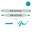 Маркер спиртовий Лазурний SANTI Brush, №63 Azure