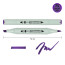 Маркер спиртовий Темно-фіолетовий SANTI Brush, №75 Dark Violet