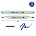 Маркер спиртовой Синий кобальт SANTI Brush, №71 Cobalt Blue