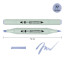 Маркер спиртовий Блідно-блакитний SANTI Brush, №77 Pale Blue