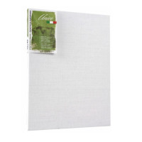 Холст на подрамнике Джут 200х200 см, крупное зерно, акриловый грунт, Италия, Unico