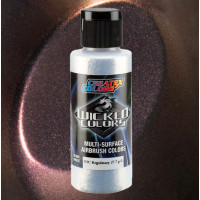 Краска для аэрографии Hot Rod Sparkle Красный W425, Wicked Colors Createx Hot Rod Sparkle Red 120 мл