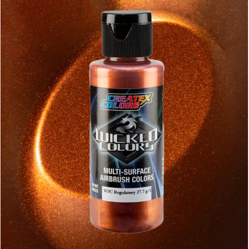 Краска для аэрографии Cosmic Sparkle Медный W443, Wicked Colors Createx Cosmic Sparkle Copper 60 мл
