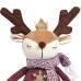 Новогодняя мягкая игрушка Yes! Fun Олень с короной 45 см, LED