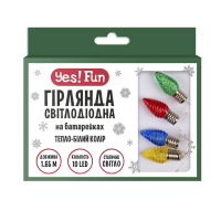 Гірлянда LED Yes! Fun на мідному дроті Шишки 20 LED тепло-біла 2,2 м на батарейках