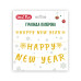 Гірлянда паперова Yes! Fun Happy New Year 14 елементів 3м, золото