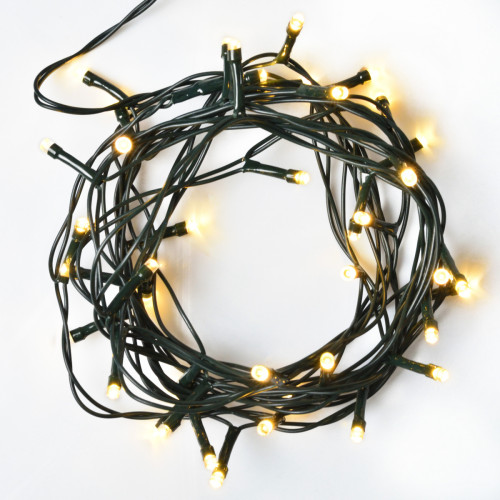 Електрогірлянда Yes! Fun, Нитка 70 LED, тепло-біла, 4,9м., 8 режимів миготіння