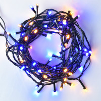 Электрогирлянда Yes! Fun Нить 70 LED, желто-синяя, 4,9 м, 8 режимов мигания