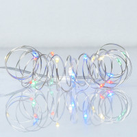 Электрогирлянда Yes! Fun Нить на медной проволоке 20 LED разноцветная 2 м статич батарейки