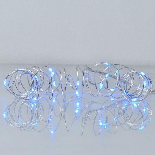 Електрогірлянда Yes! Fun Нитка на мідному дроті 20 LED синя, 2 м статич батарейка