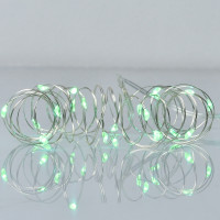Електрогірлянда Yes! Fun Нитка на мідному дроті 20 LED зелена, 2 м статич батарейка