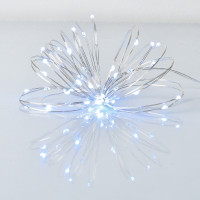 Электрогирлянда Yes! Fun Нить на медной проволоке 40 LED хол-белая 4 м статич батарейки