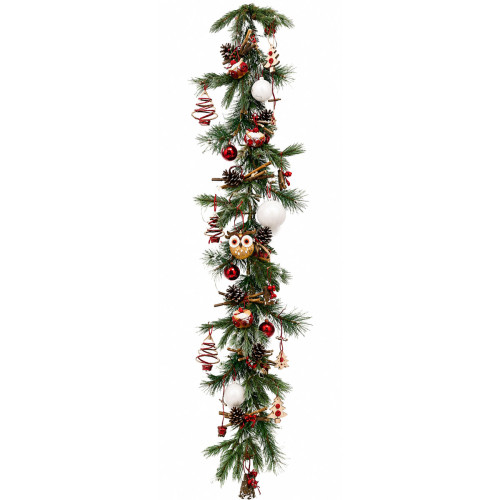 Ялинкова гілка Yes! Fun 1.50 м із прикрасою Новорічні чудеса