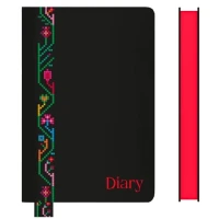 Щоденник недатований А5 Leo Planner Bianco 368 сторінок, Чорний