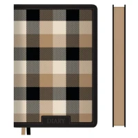 Ежедневник недатированный А5 Leo Planner Bianco 368 страниц, Коричневый